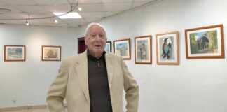 Carlos Perón Rodríguez celebra más de un siglo de vida dedicada al arte en San Sebastián de los Reyes