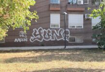 Denunciados dos individuos por realizar grafitis tras ser sorprendidos ‘in fraganti’ en Sanse