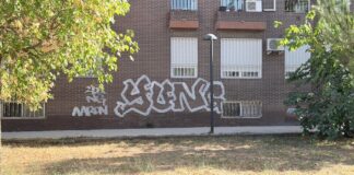 Denunciados dos individuos por realizar grafitis tras ser sorprendidos ‘in fraganti’ en Sanse