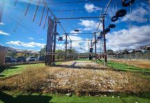 El PSOE acusa al Gobierno de Sanse de «dejadez» en el parque de tirolinas de Dehesa Boyal