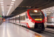 La línea de Cercanías de Sanse verá alterado su servicio durante seis fines de semana por obras en el túnel de Sol