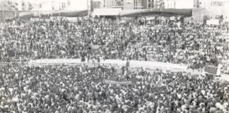 Hace 49 años Sanse acogió el primer gran acto del anarcosindicalismo tras décadas de prohibición