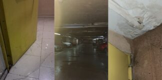 Más Madrid Sanse exige una reparación inmediata del parking de Plaza del Tejar por filtraciones y humedades